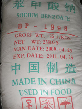 Sodium Benzoate BP-1998 - Công Ty TNHH Sản Xuất Thương Mại Dịch Vụ Hóa Chất Thái Lai